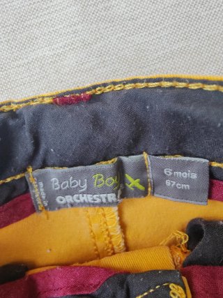 Conjunto 3 piezas bebé 6 meses