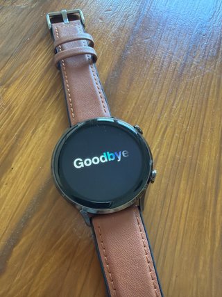 Smartwatch amazfit Nero e Marrone