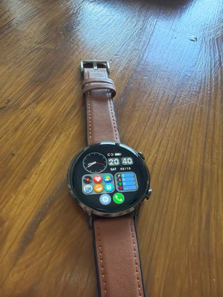 Smartwatch amazfit Nero e Marrone