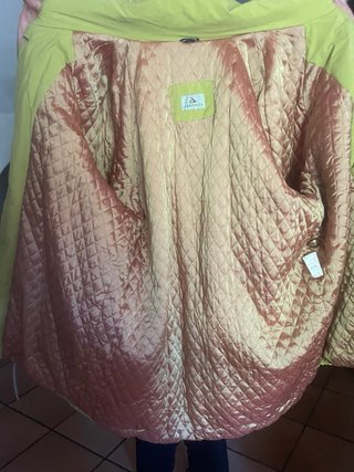 Giaccone donna verde/giallo