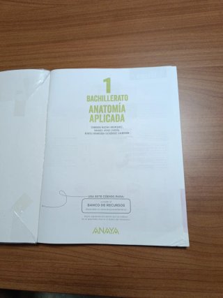 Anatomía aplicada, 1 Bachillerato