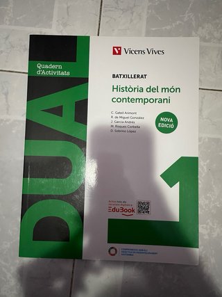 Dual 1. Història del món contemporani. Llibre c...