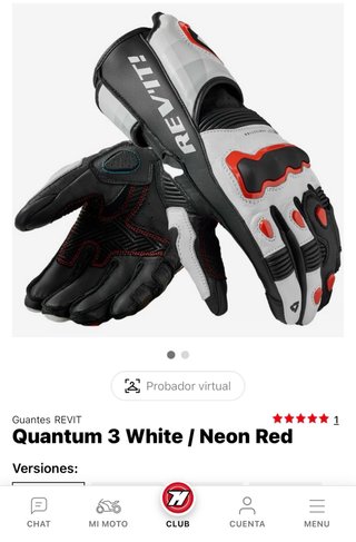 Guantes Revit Quantum 3