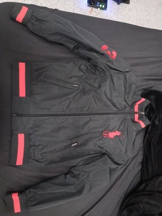 Polo Ralph Lauren Bomber Nero Rosso Tg S 30€