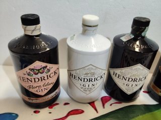 Set 5 Bottiglie Vuote Gin Hendricks