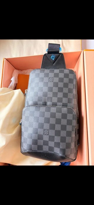Bolso bandolera Damier Graphite