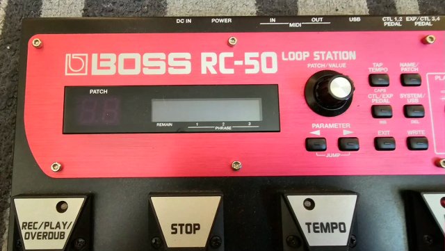 BOSS RC-50 Looper Guitarra