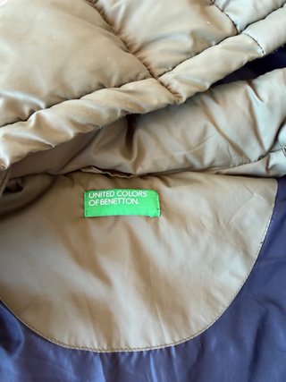 Chaleco Benetton niño verde 8-10 años