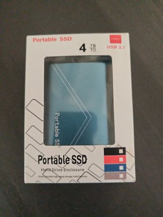 SSD Portatile Blu
