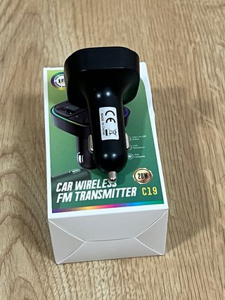 Transmisor FM Coche Inalámbrico 3A