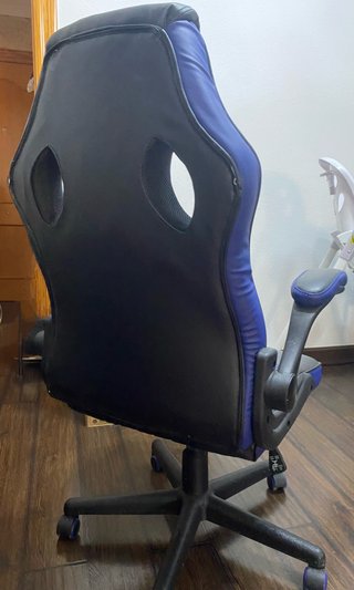 Silla Gaming Ergonómica RACING Negra/Azul
