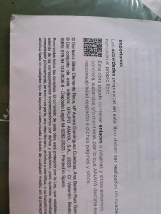 Biología y Geología, 4 ESO, Operación mundo