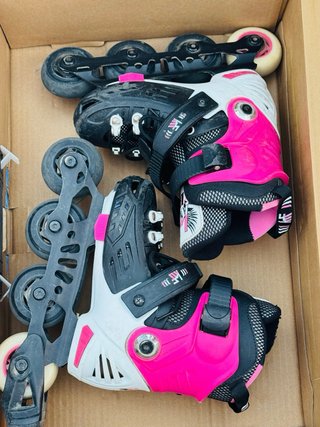 Patines KRF Niña Rosa y Negro