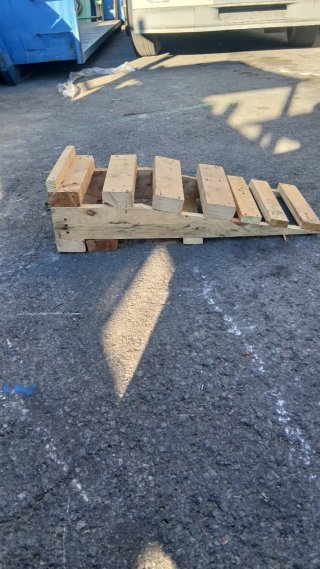 Rampas de madera para coches