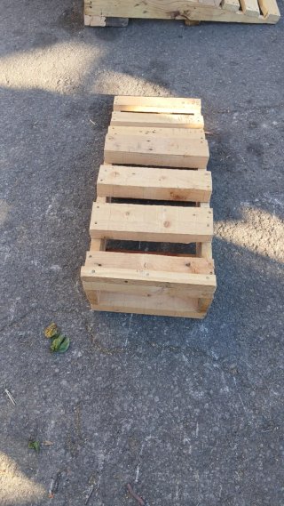 Rampas de madera para coches