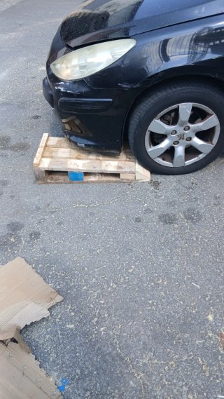 Rampas de madera para coches
