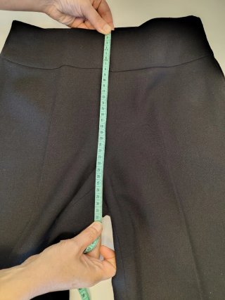 Pantalón ancho negro mujer Talla M
