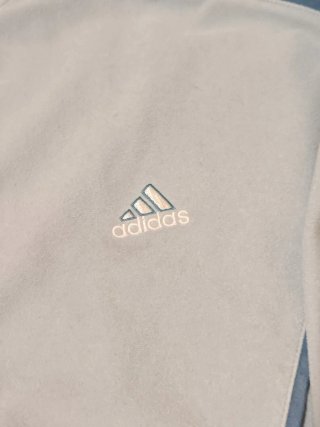 Chaqueta Adidas Vintage Gris Azul Talla M