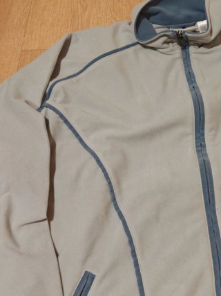 Chaqueta Adidas Vintage Gris Azul Talla M