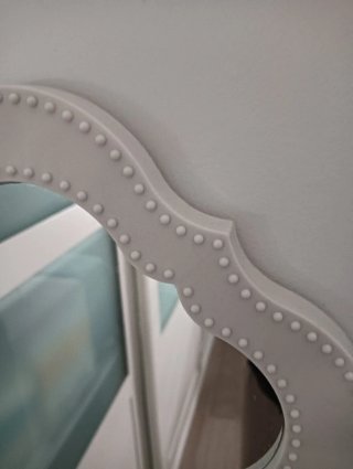 Conjunto 2 Espejos Decorativos Blancos