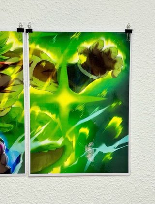 Tríptico Póster Dragon Ball Broly Goku