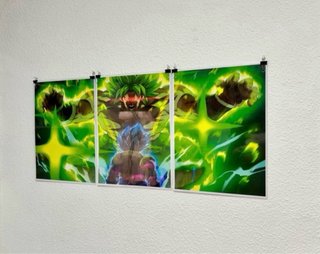 Tríptico Póster Dragon Ball Broly Goku