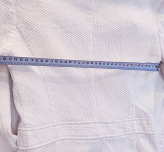 Chaqueta blanca de piqué Trucco, talla 38