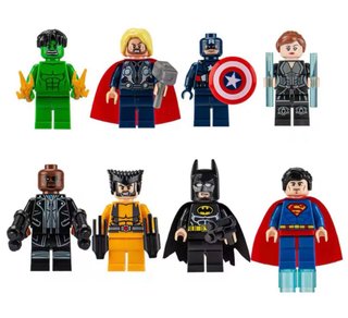 Figuras Marvel y DC compatibles Lego