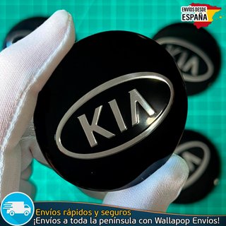Emblemas Kia 56mm x4 Tapacubos Tapas Llantas Buje