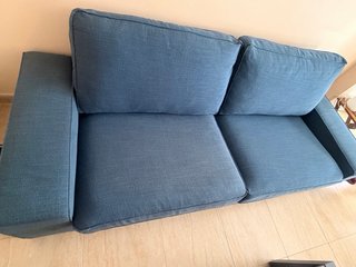 Sofá Kivik 3 plazas azul Ikea