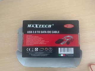Cable USB 2.0 a SATA IDE MAXTECH SA-USB001