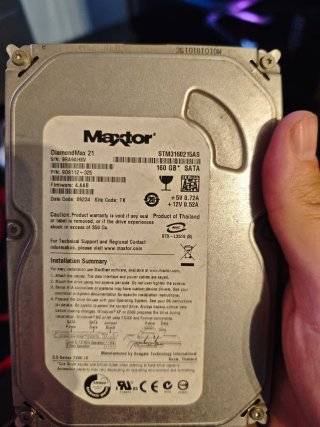 Lotto hard disk 3.5
