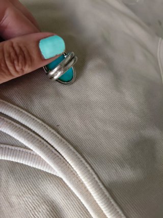 Anillo Plata y Turquesa