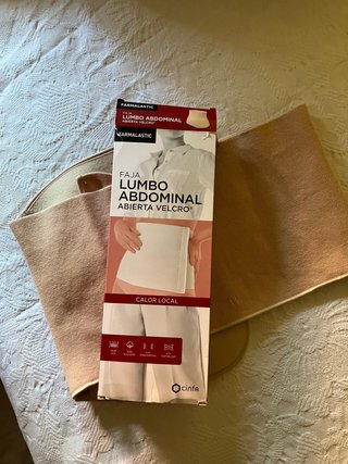 Faja Lumbo Abdominal Farmalastic Talla G Unisex