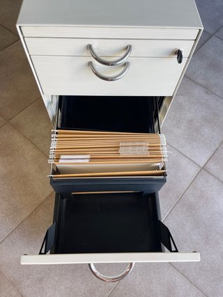 Cajonera Vitra Ad Hoc Beige/Blanco