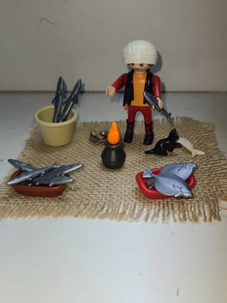 Lote 54. Playmobil Pescador