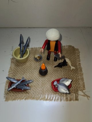 Lote 54. Playmobil Pescador