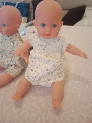 Gemelos niño y niña ropa floral