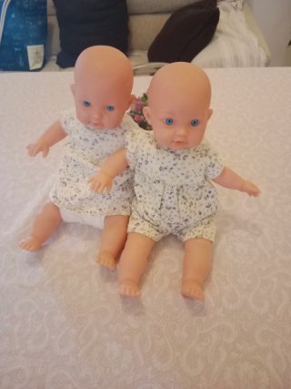 Gemelos niño y niña ropa floral