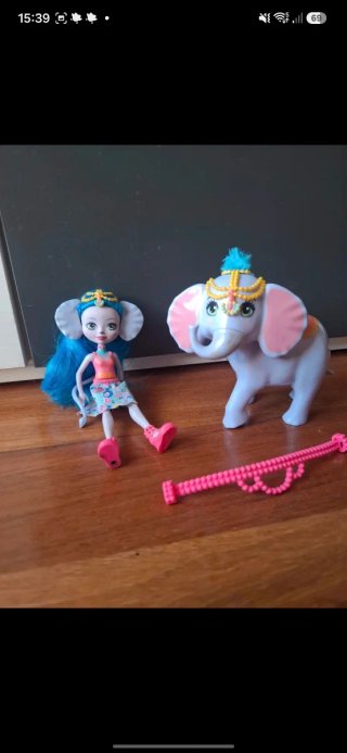 Enchantimals Ekaterina Elephant Muñeca Mattel