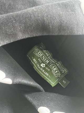 Sudadera Denim Tears Negra y Blanca Talla S