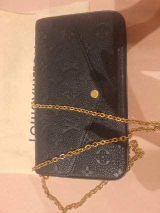 Bolso Louis Vuitton Pochette Felice Negro