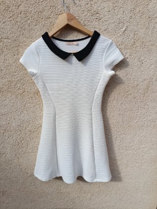 Vestido Sheinside cuello Peter Pan