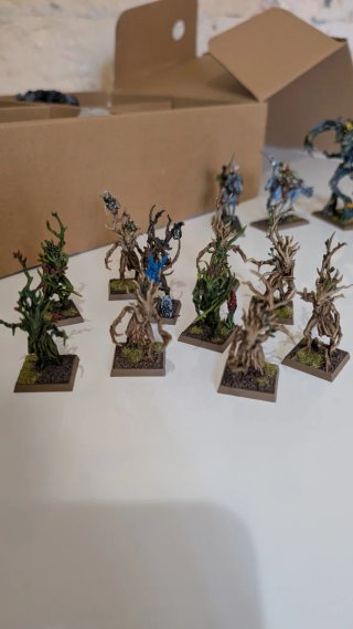 Regimiento 11 Dríadas Elfos Silvanos Warhammer