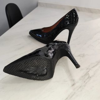 Zapatos de Salón Hispanitas Negros Charol