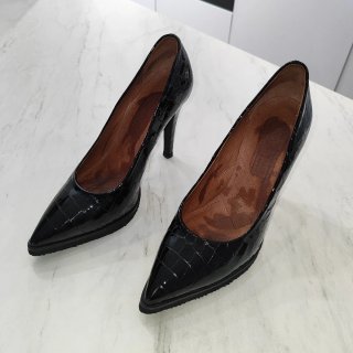 Zapatos de Salón Hispanitas Negros Charol