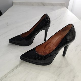 Zapatos de Salón Hispanitas Negros Charol