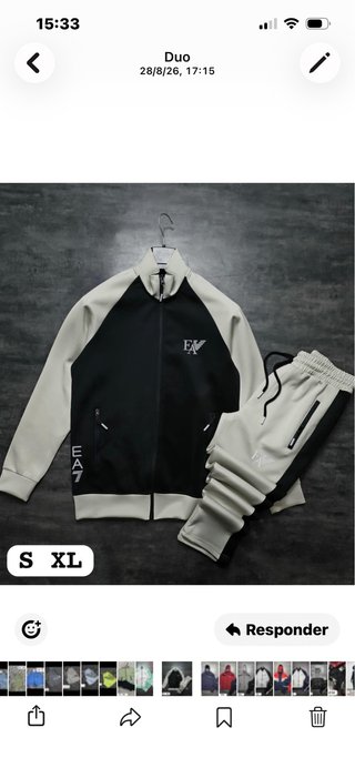 Conjunto Deportivo Emporio Armani XL