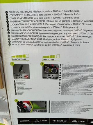 Cortacésped Honda GCV170 Sterwins 52 cm