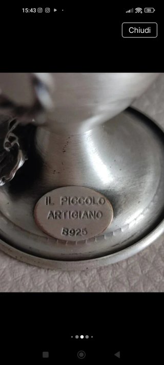 Set Oggettistica Placcato Argento